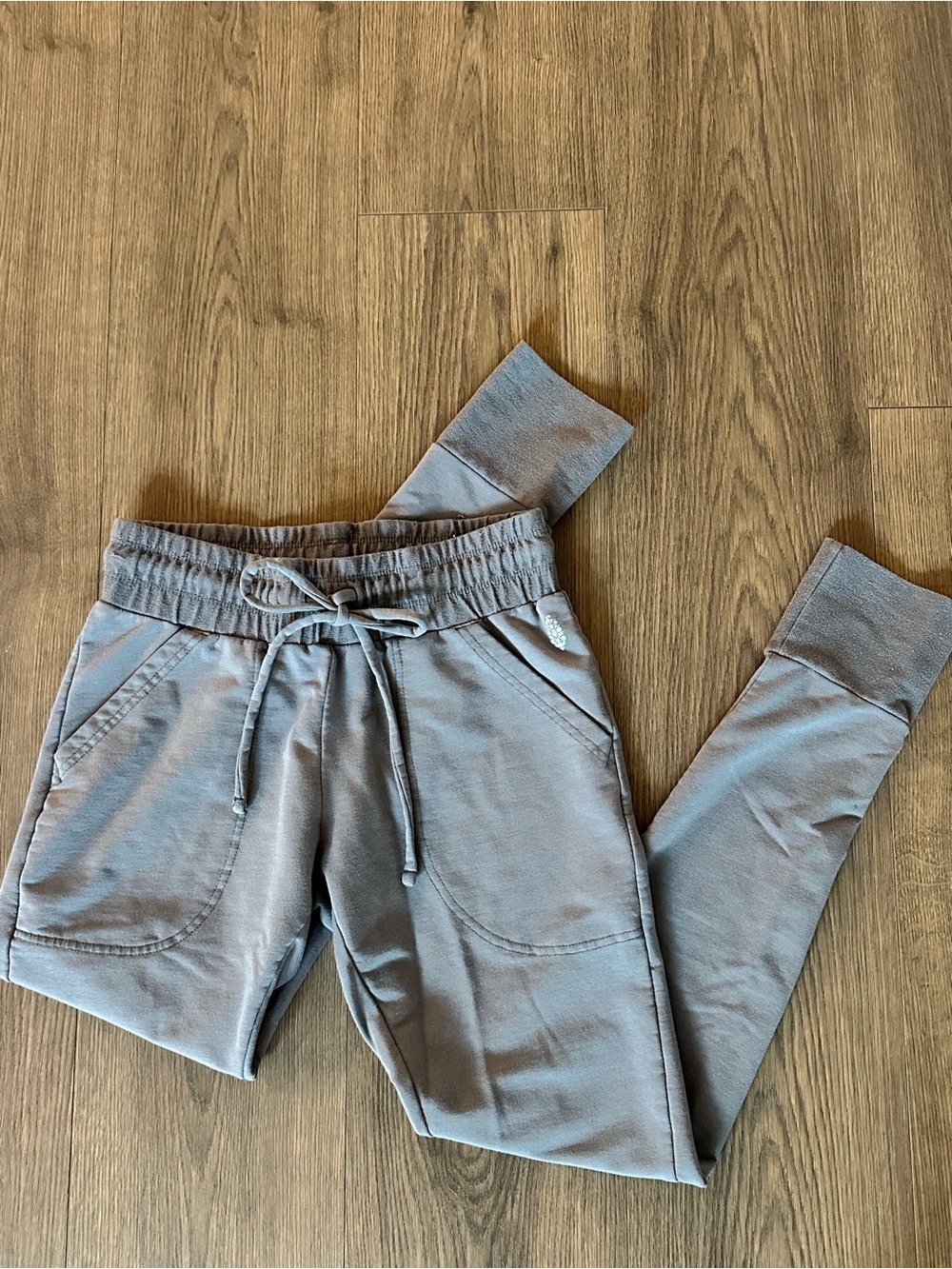 Free People Dusty Gray Drawstring Jogger Pants